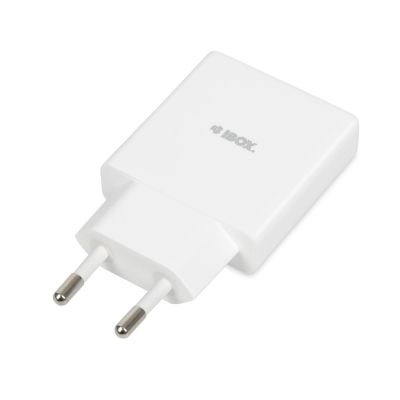 11. IBOX Universal-Ladegerät C-43 GAN PD30W Slim USB A+C Weiß