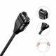3. Tech-Protect MC04 UltraBoost USB-C-Kabel für Garmin-Uhr, 1 m, Schwarz