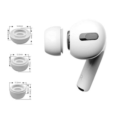3. Tech-Protect Ohrstöpsel für AirPods Pro 1 / 2 in den Größen S / M / L - weiß (3 Stk.)