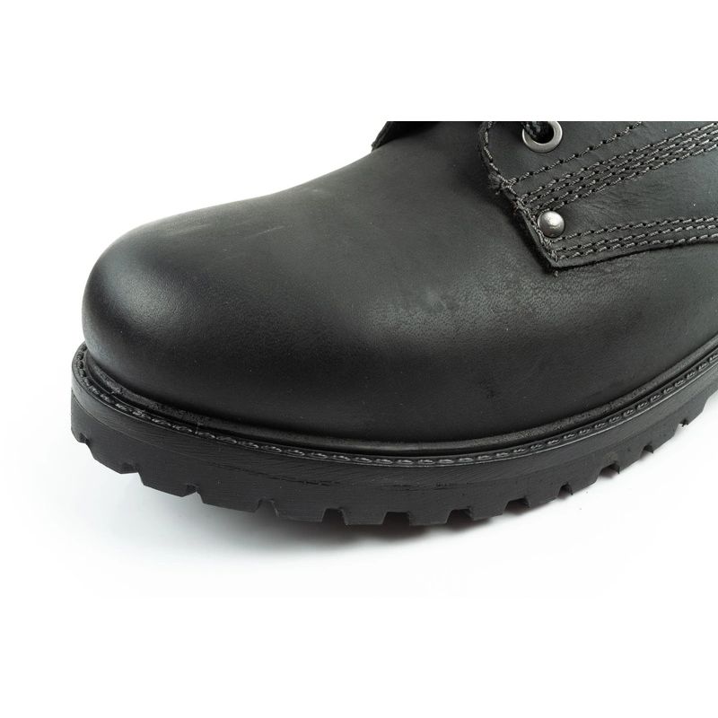 6. Wrangler Arch Herrenschuhe Chelsea Boots elegante Stiefeletten Naturleder Schwarz