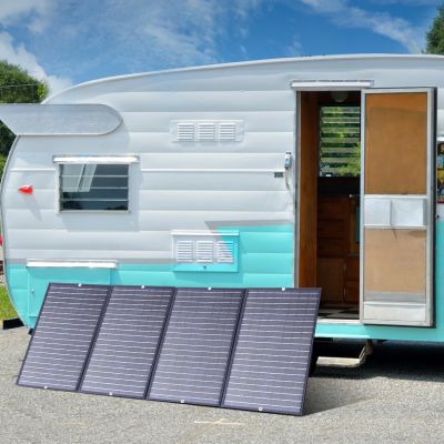 5. Choetech SC010 Solar-Touristenladegerät, faltbar, 160 W – Schwarz