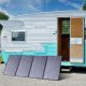 5. Choetech SC010 Solar-Touristenladegerät, faltbar, 160 W – Schwarz