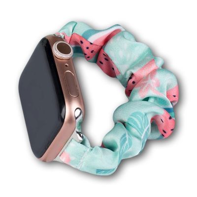 Stoffarmband für Apple Watch 42 / 44 / 45 mm Armband Armband Gummiband - Wassermelone