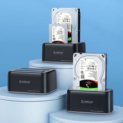 3. Orico 6819C3 Dockingstation für 2,5"/3,5" SATA HDD/SSD - Schwarz