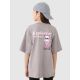 3. Mädchen Oversize T-Shirt mit Aufdruck 4F 4FJRSS25TTSHF2586-83S