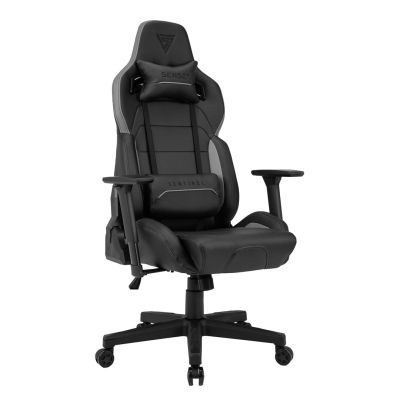 3. SENSE7 Sentinel Gaming-Stuhl, gepolsterter Sitz, Schwarz/Grau