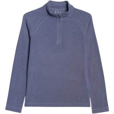 2. Fleece-Sweatshirt für Mädchen 4F F060 marineblau 4FJWAW25UFLEF060 31S