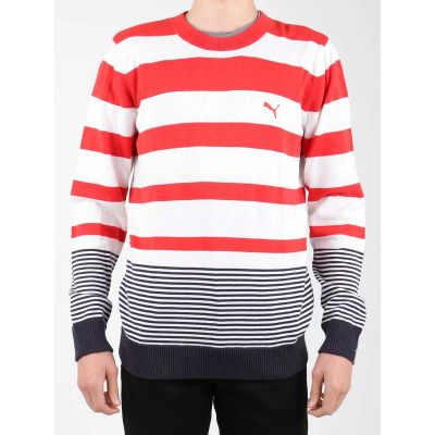 4. Puma Gestreifter Segelpullover 554124-01