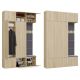 4. Garderobe HAGA III 2SZ1W SONOMA