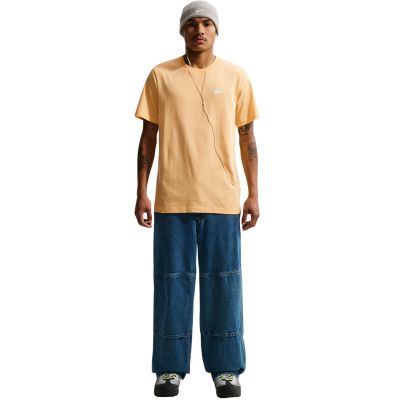 6. Nike Club T-Shirt für Herren, Orange, AR4997 795