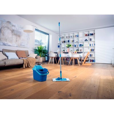 6. Leifheit 55510 Wischmopp Stahl Mikrofaser Grün