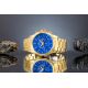 6. Giewont Herrenuhr Chronograph Saphir Gold Blau GW9460-B5