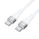 2. Wozinsky WSTCC2 USB-C / USB-C PD 65W Kabel 2 m - Weiß