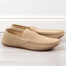 Loafers openwork slip on NEWS M EVE341 beige