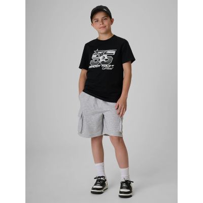 4. Jungen-T-Shirt mit Print und Regular Fit 4F 4FJRAW26TTSHM4342-20S