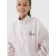 Mädchen Sweatshirt ohne Reißverschluss, ohne Kapuze 4F 4FJRSS25TSWSF2058-12S