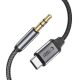 2. Tech-Protect UltraBoost Audio USB-C / 3,5-mm-Miniklinkenkabel 1 m – Schwarz