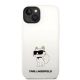 3. Karl Lagerfeld KLHMP14MSNCHBCH iPhone 14 Plus 6.7" Hardcase weiß/weiß Silikon Choupette MagSafe