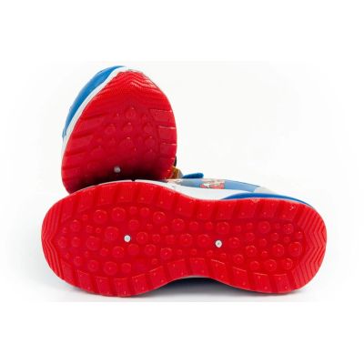 9. Leomil Kinder-Sportschuhe Super Mario Sneaker mit Klettverschluss und blauer LED-Beleuchtung