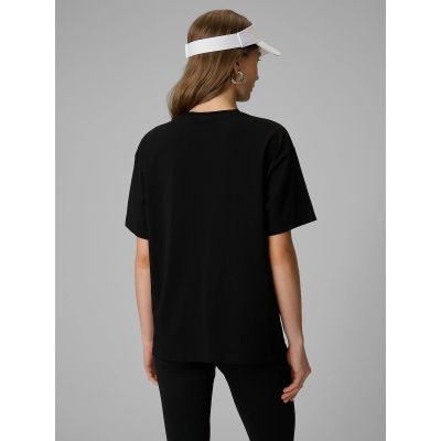 2. Damen-T-Shirt, locker geschnitten, einfarbig, Größe 4F 4FRAW25TTSHF3624-20S