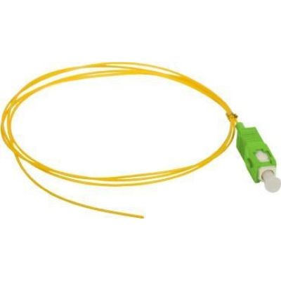 Alantec Pigtail SM 1J 9/125 (G.657.A1) SC/APC-Stecker 2 m lang "EASY STRIP" - kleinster verfügbarer Biegeradius (FOI-SCA-9SM-2-G657A)