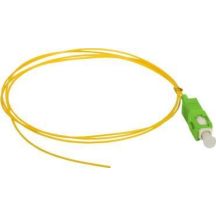 Alantec Pigtail SM 1J 9/125 (G.657.A1) SC/APC-Stecker 2 m lang "EASY STRIP" - kleinster verfügbarer Biegeradius (FOI-SCA-9SM-2-G657A)