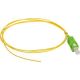 Alantec Pigtail SM 1J 9/125 (G.657.A1) SC/APC-Stecker 2 m lang "EASY STRIP" - kleinster verfügbarer Biegeradius (FOI-SCA-9SM-2-G657A)