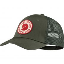 Fjällräven 1960 Logo Långtradarkeps Deep Forest Damen/Herren-Baseballkappe, sportliches Grün (F78138-662)