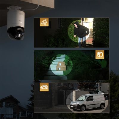 9. Dreame Navo Elite 1 Outcam 360°-Außenkamera mit Solarpanel – weiß