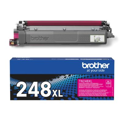 4. Brother TN-248XLM Tonerkartusche, 1 Stück, Original Magenta