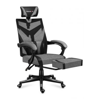 4. Huzaro Combat 5.0 Grauer Gaming-Stuhl