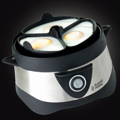 2. Russell Hobbs Stylo 7 Eier. 365 W, Schwarz, Edelstahl