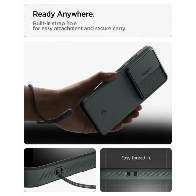 10. Spigen Optik Armor Schutzhülle für Samsung Galaxy S26 Ultra – Grün