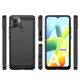 3. Carbon Case Hülle für Xiaomi Redmi A1+ flexible Silikon-Carbon-Hülle schwarz