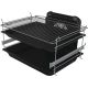 8. GORENJE GKS6C71WF Gas-Elektro-Herd 60 cm | Heißluftfrittieren | Extra Dampf | Auftauen | Weiß