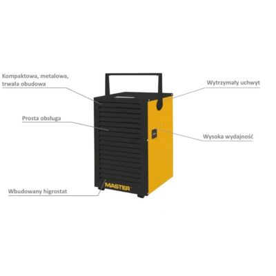 MASTER AIR LUFTENTFEUCHTER DH732P 30L/24h