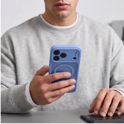 7. Tech-Protect BasicMag MagSafe Hülle für iPhone 17 Pro Max / 18 Pro Max – Hellblau matt