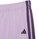 6. adidas Essentials Joggers 3-Streifen Hoodie Trainingsanzug Lila JV9856