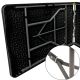 3. Zusammenklappbarer Cateringtisch (180 x 70 x 74 cm, max. 100 kg), schwarz