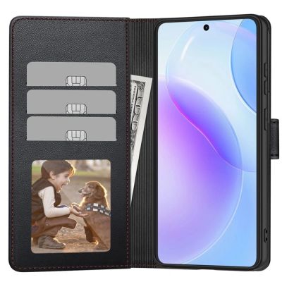 2. Tech-Protect Brieftaschenhülle für Samsung Galaxy A57 5G – Schwarz und Rot