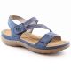 17. Bequeme Rieker W RKR587 blaue Sandalen