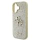6. Guess Fixed Glitter Big 4G Hülle für iPhone 16 Plus – Gold