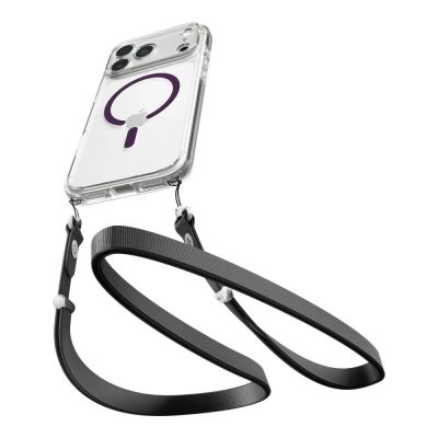 8. Spigen Ultra Hybrid Mag MagSafe Hülle für iPhone 18 Pro / 17 Pro – transparent-burgunderrot