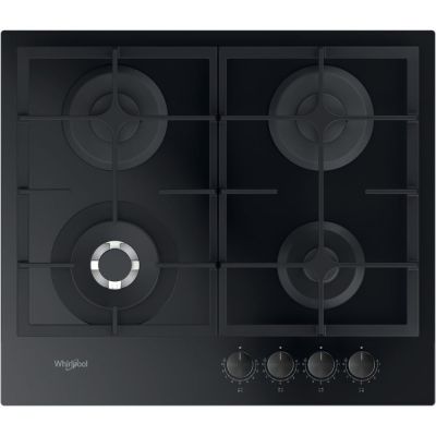 Whirlpool AKTL 629/NB1 Kochfeld Schwarz Einbau 59 cm Gas 4 Kochzonen