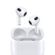 Apple AirPods (3. Generation) Kabelloses In-Ear-Headset mit Bluetooth für Anrufe und Musik, Weiß