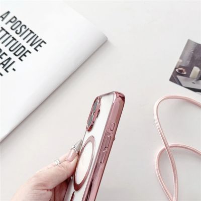 5. iPhone 17 Hülle mit Schultergurt, MagSafe-kompatibel – Schwarz