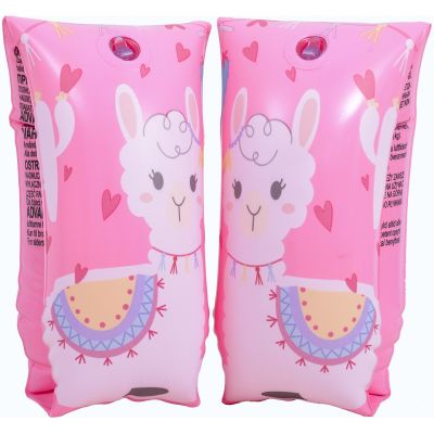 4. Alpaka-Schwimmarmlinge für Kinder, 30 x 15 cm, 37617, Rosa