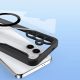10. Dux Ducis Skin X Pro Hülle für Samsung S24+ mit Magnetring und Klappe – Schwarz