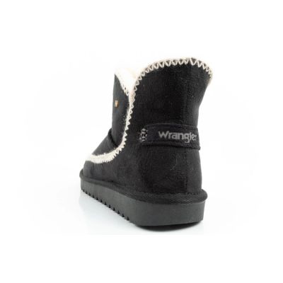 5. Wrangler Elsa Winterstiefel Stiefeletten isoliert bequem modisch Schwarz