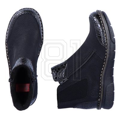 12. Bequeme, isolierte Stiefeletten mit Reißverschlüssen Rieker W RKR555